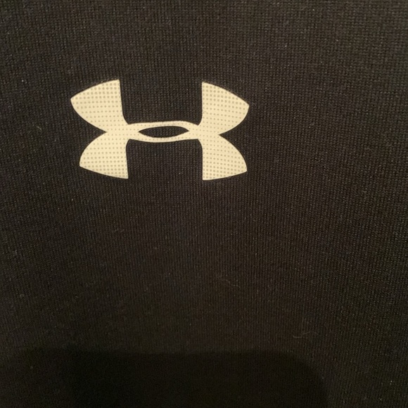 Stellar Under Armour Jet Black Heat Gear Ultra Soft/Warm Athletic Shirt SZ L 🔥 - Picture 2 of 6